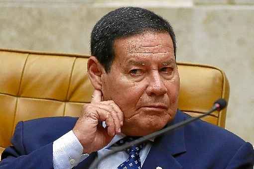 MourÃ£o: videoconferÃªncia com investidores para limpar imagem do paÃ­s