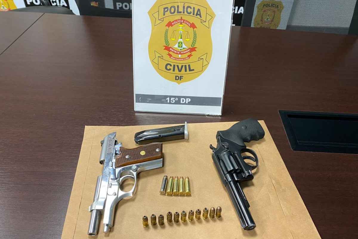 PolÃ­cia apreendeu armas com o grupo