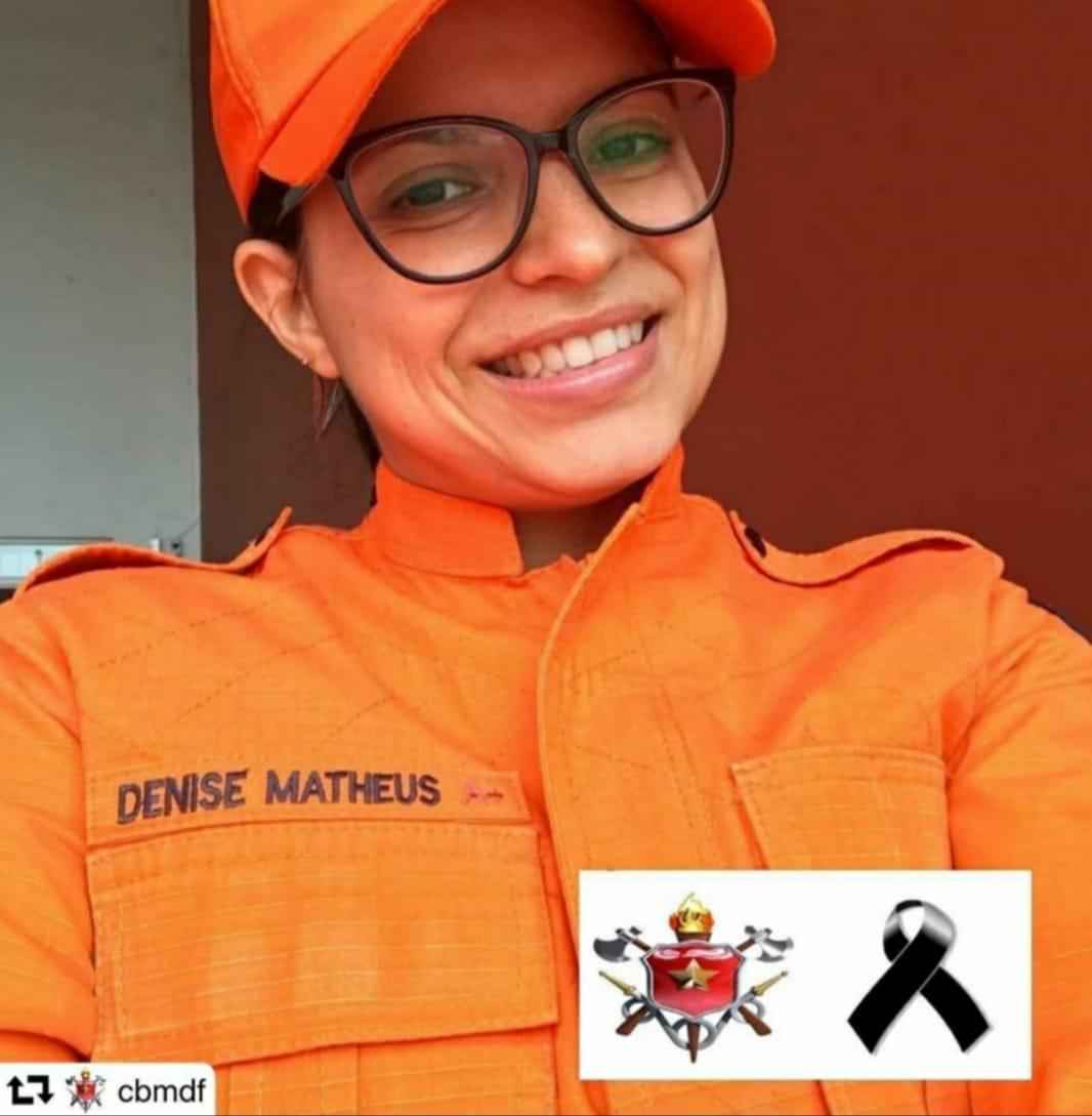 Cabo do Corpo de Bombeiros, Denise Pereira Matheus Amaral lutava contra um cÃ¢ncer