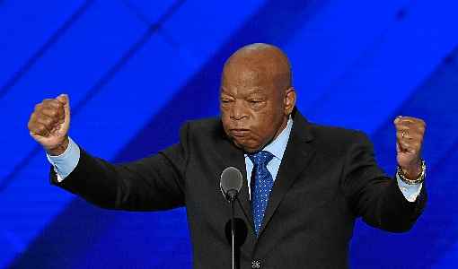 Mesmo debilitado, John Lewis participou de protestos contra o racismo