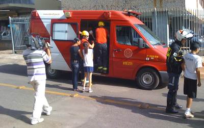 Oito crianças foram levadas para o hospital com ferimentos leves