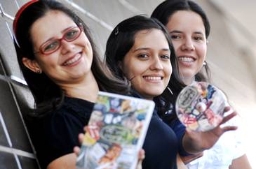 Ana Carolina Bussacos, Beatriz Leal e Jania Barbara, diretoras do filme