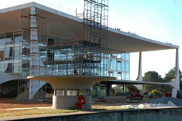 Reforma no Palácio do Planalto: azulejos feitos por Athos ficavam no 4º andar do prédio e serão recolocados no mesmo pavimento