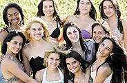 Candidatas finalistas ao título de Rainha do Morango