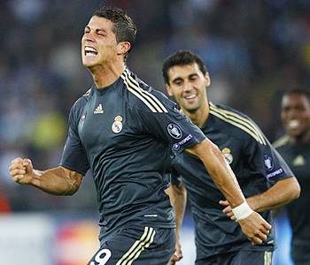 Cristiano Ronaldo comemora a vitória