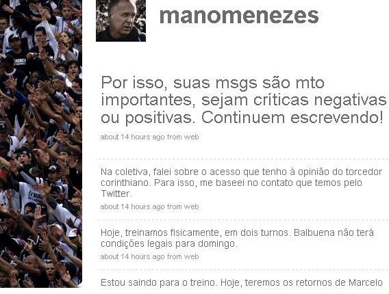 Mano incentiva a participação dos internautas